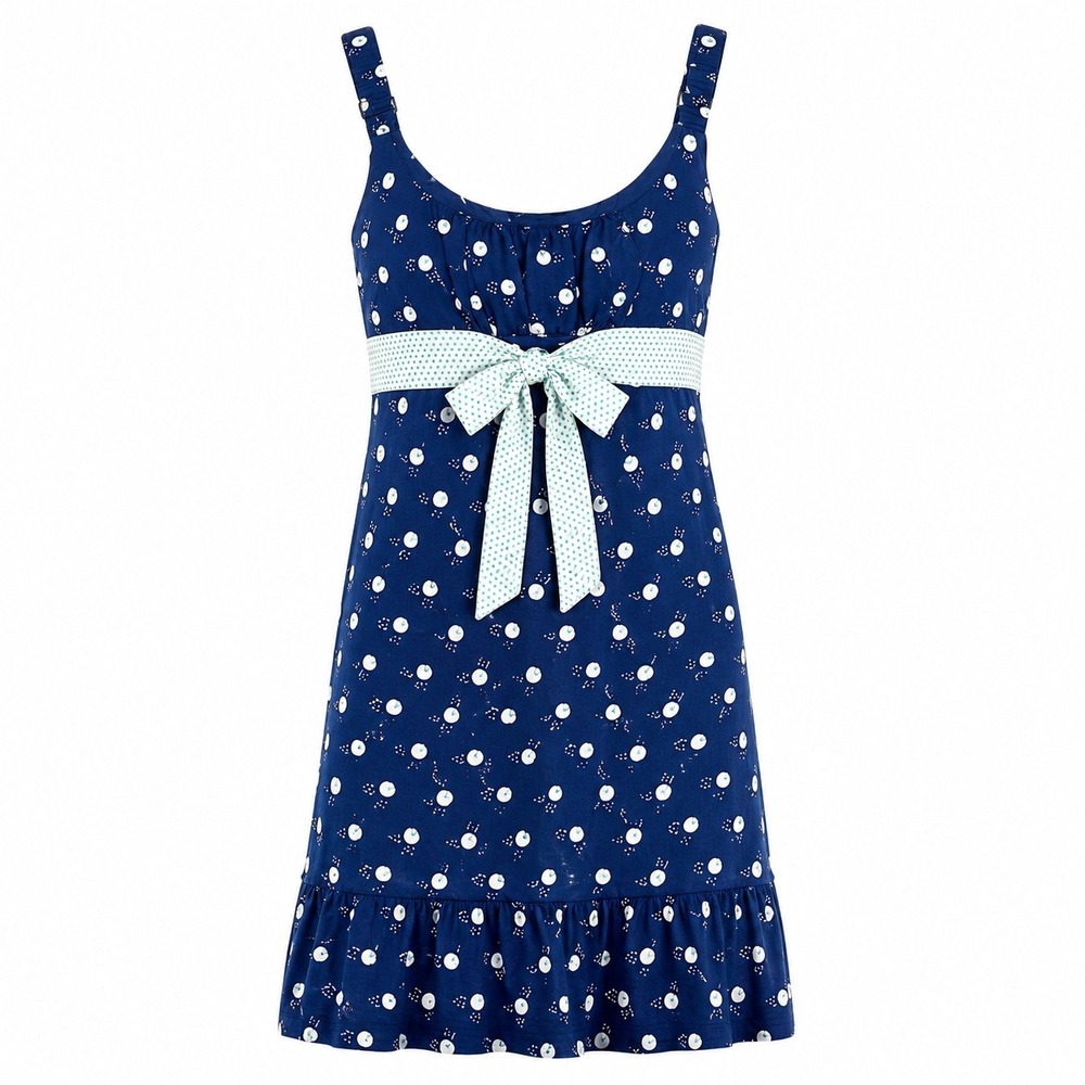 Dollette Cottagecore Polka Dot Sun Dress Women Size 9 Coquette Indie Whimsical